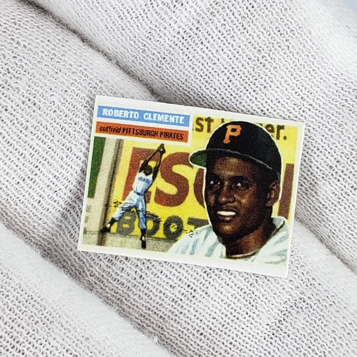 Roberto Clemente #21 Miniature 20 Card Set – Tiny Custom Baseball Collectible | Pirates Legend
