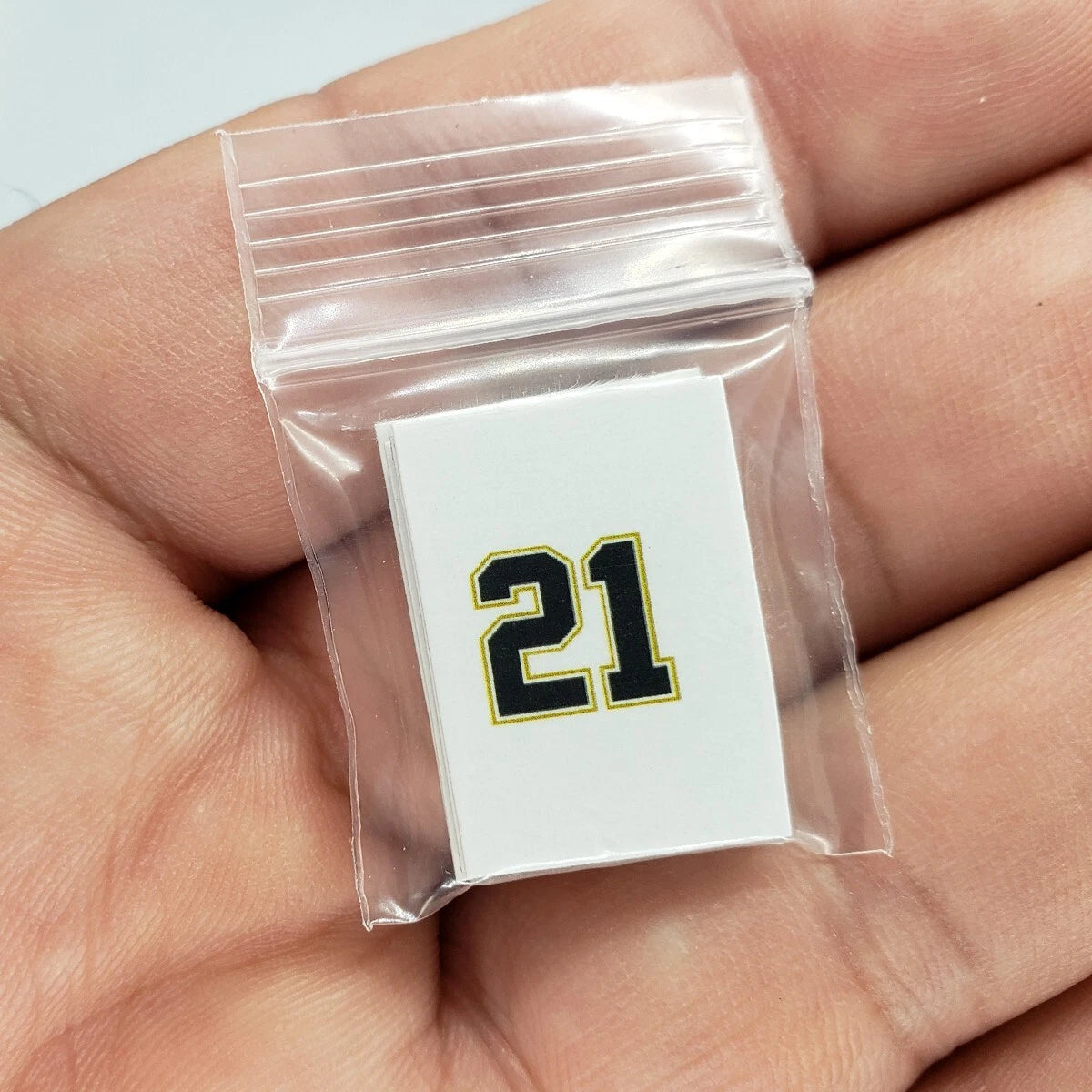 Roberto Clemente #21 Miniature 20 Card Set – Tiny Custom Baseball Collectible | Pirates Legend
