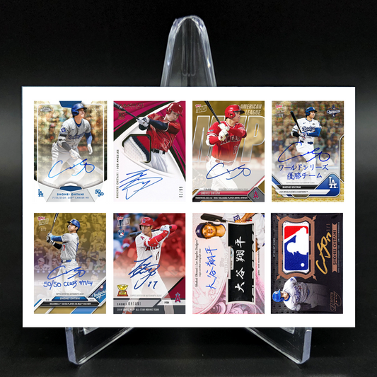 Shohei Ohtani #17 Mini Card Set LA Dodgers Mint Uncut Cards Sheet!